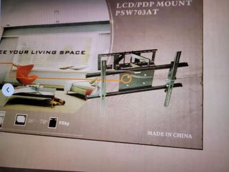 New Full Motion wall mount 70 inch 175 lb capacity