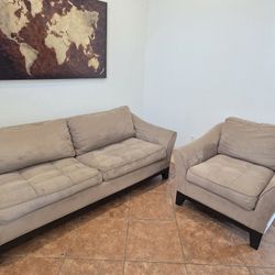 Couch & Single Seat Sofa