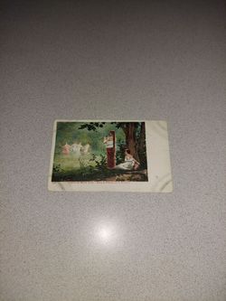 RARE VINTAGE 1910'S CASINO DE MONTE CARLO  -  DANS LA PRAIRIE UNUSED POSTCARD