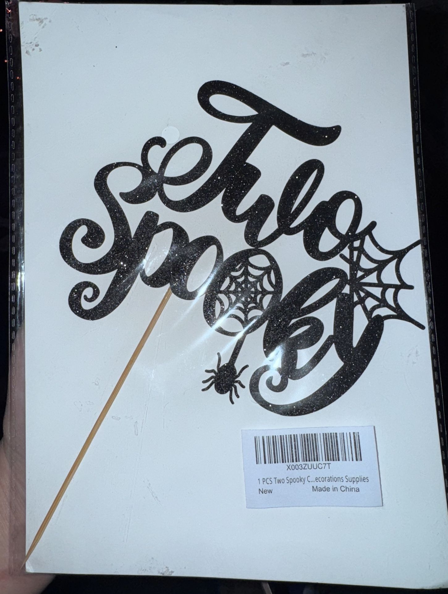 Two Spooky Cake Topper