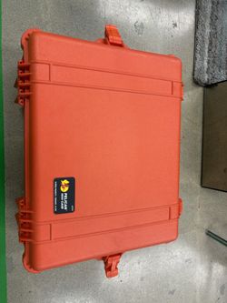 Pelican 1600 Orange Hard Case – Case Only