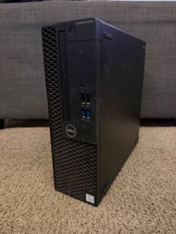 Dell OptiPlex 3050 SFF Desktop PC, USB-C/USB 3.0, Optical Drive, Black
