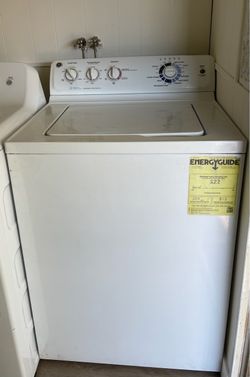 GE Top Load Washing Machine & Front load Dryer