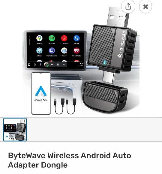 Wireless Android Auto Adapter Dongle 🚗📱ALL CARS