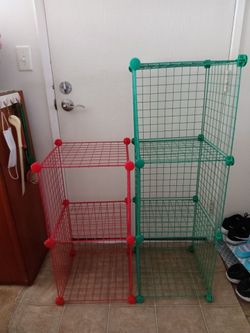 11 Modular Wire Cube Storage Shelves