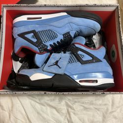 Jordan 4s Cactus Jack SIZE 10 SLIGHTLY USED ONLY 2 TIMES
