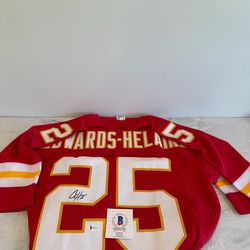 Clyde Edwards-Helaire Signed custom Jersey