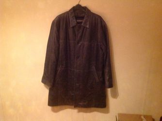 3/4 100% Leather coat