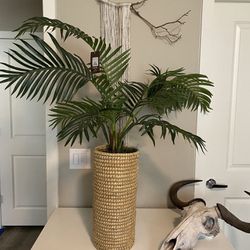 Fake Plant With Tags 
