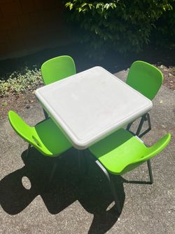 Lifetime Brand - Kids Chair & Folding Table Set
