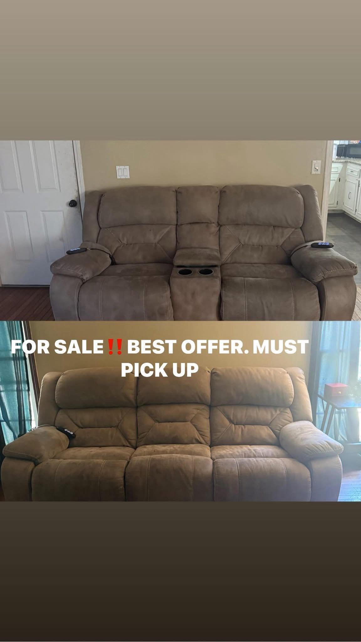 Reclining Sofa & Loveseat Set - $400 (OBO)