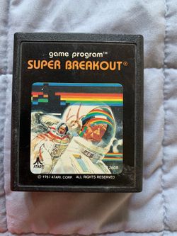 💰 BEST OFFER WILL BE ACCEPTED SUPER BREAKOUT ATARI CARTRIDGE 🎮