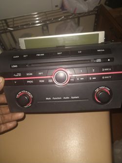 Mazda 3 stock stereo