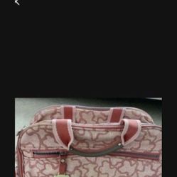 Pink Tous Diaper Bag And Pad