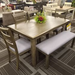 6pc Dining Room Set 