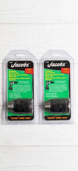2x NEW Jacobs 1/2" Keyless Drill Chucks - $25 ea / $45 pair - Merrill