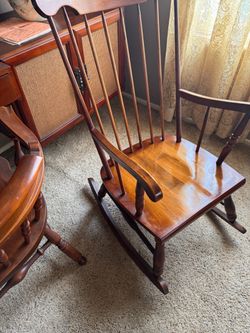 Antique wood rocking chair FREE