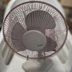 Vintage 80s Holmes Air Pink 3 Speed Oscillating Fan - Works Great!  A Collectible That Keeps You Cool!