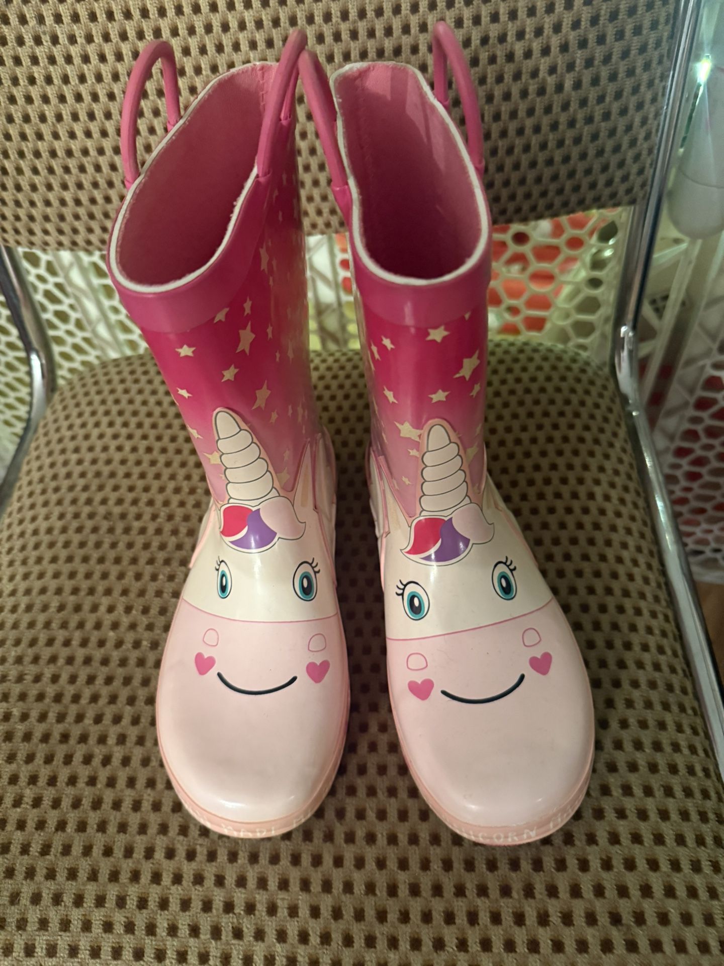 Little Girl, Rain Boots Size 3