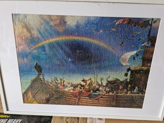 Noah's ark framed puzzle