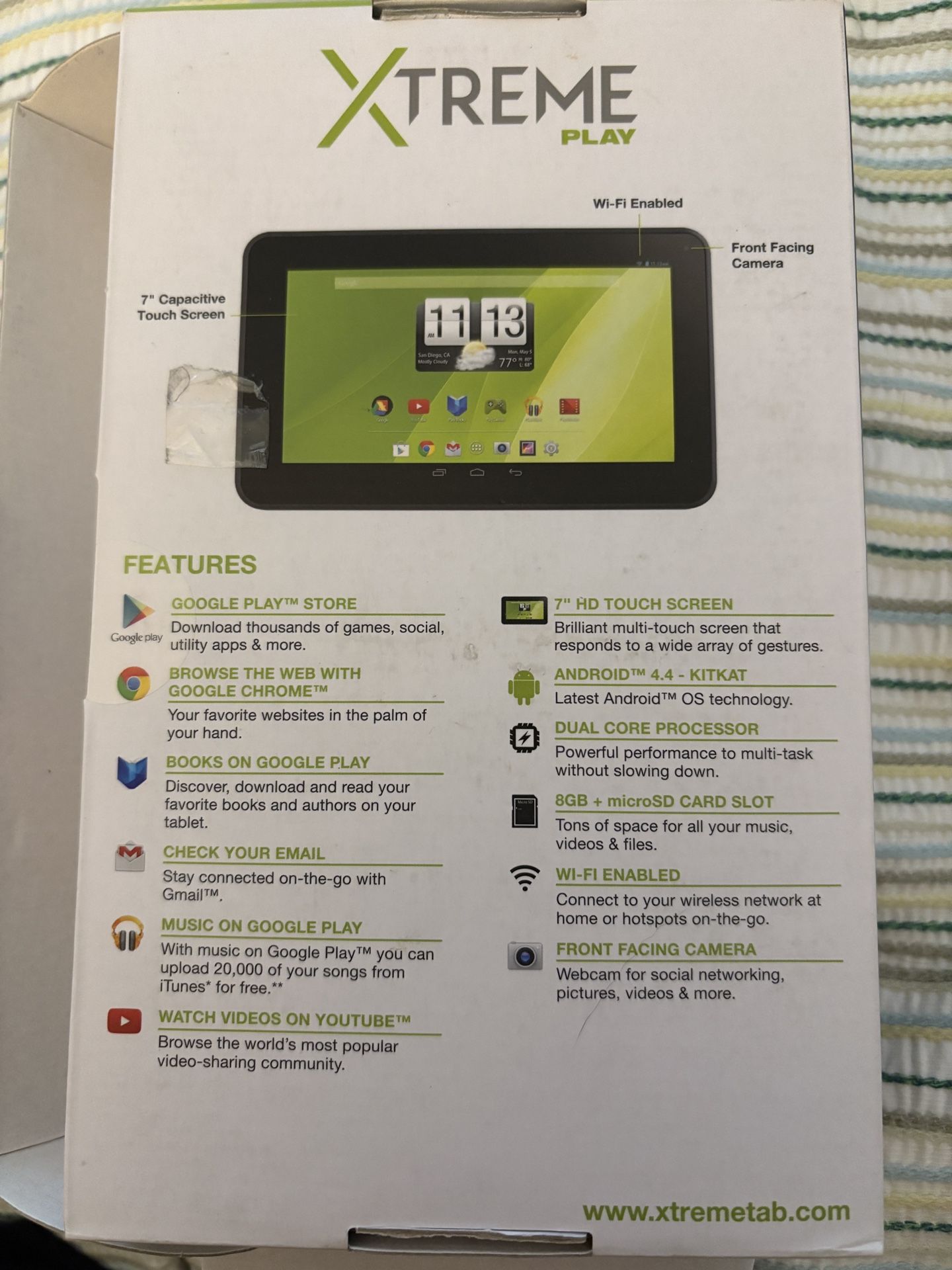 Extreme Play 7” Dual Core Tablet