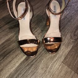 Steve Madden Rose Gold Heels