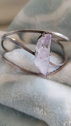 Sterling bracelet and semi precious stone