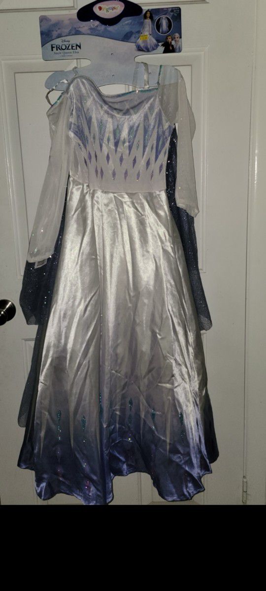 Disney Frozen Queen Elsa dress size 7/8