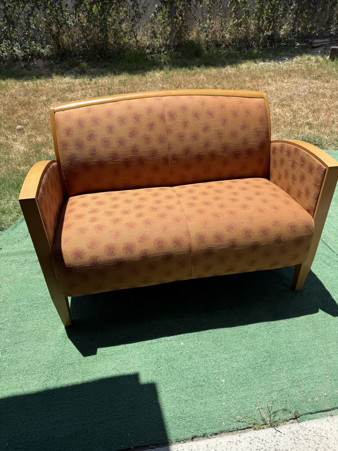 Retro Art Deco Scandinavian Couch Chair