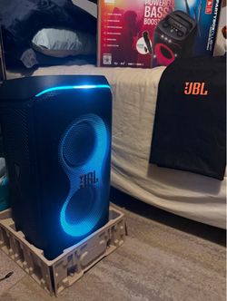JBL ~ Partybox 120 Portable Bluetooth Party Speaker Powerful Bass, JBL Pro Sound, LED Lights (NO MIC)