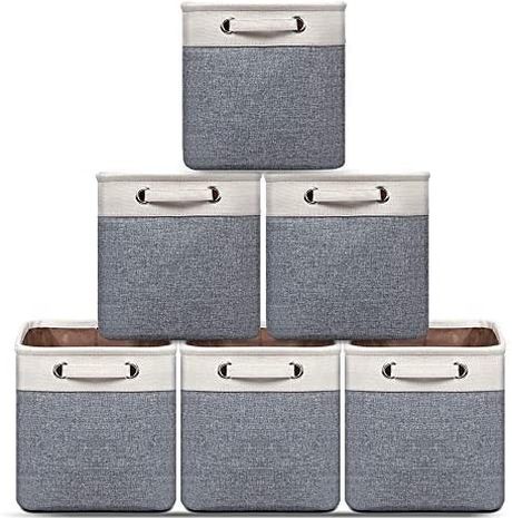 Kntiwiwo Cube Storage Bins Set Of 6