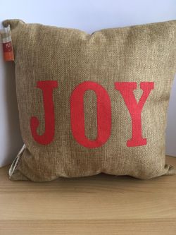 Target Dollar Spot Burlap Pillow
