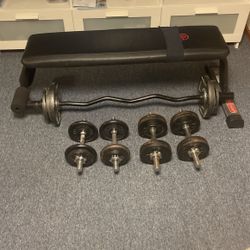 Bench And Dumbbells 