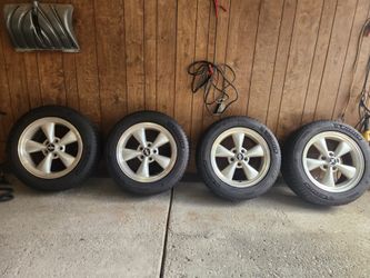 2007 Ford Mustang GT OEM 17" Wheels & Michelin Pilot All Season 4 Tires – Under 1,000 Miles