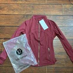Burgundy Lululemon Define Jacket