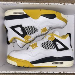 Air Jordan 4 Retro Vivid Sulfur Wmns Size 6.5 Men Size 5 