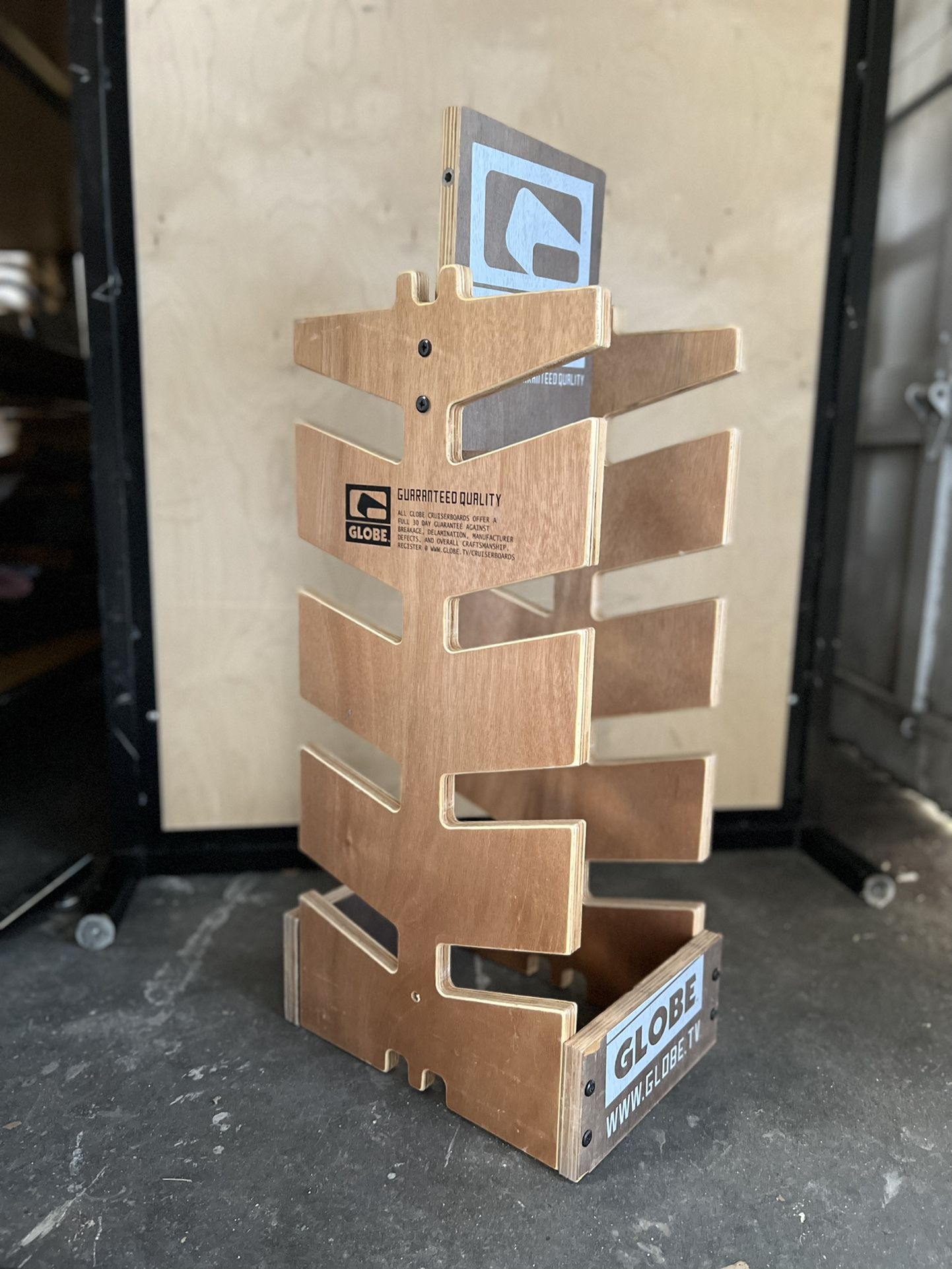 Skateboard Storage Rack Globe Brand