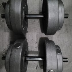 Vinyl Dumbells Weights 