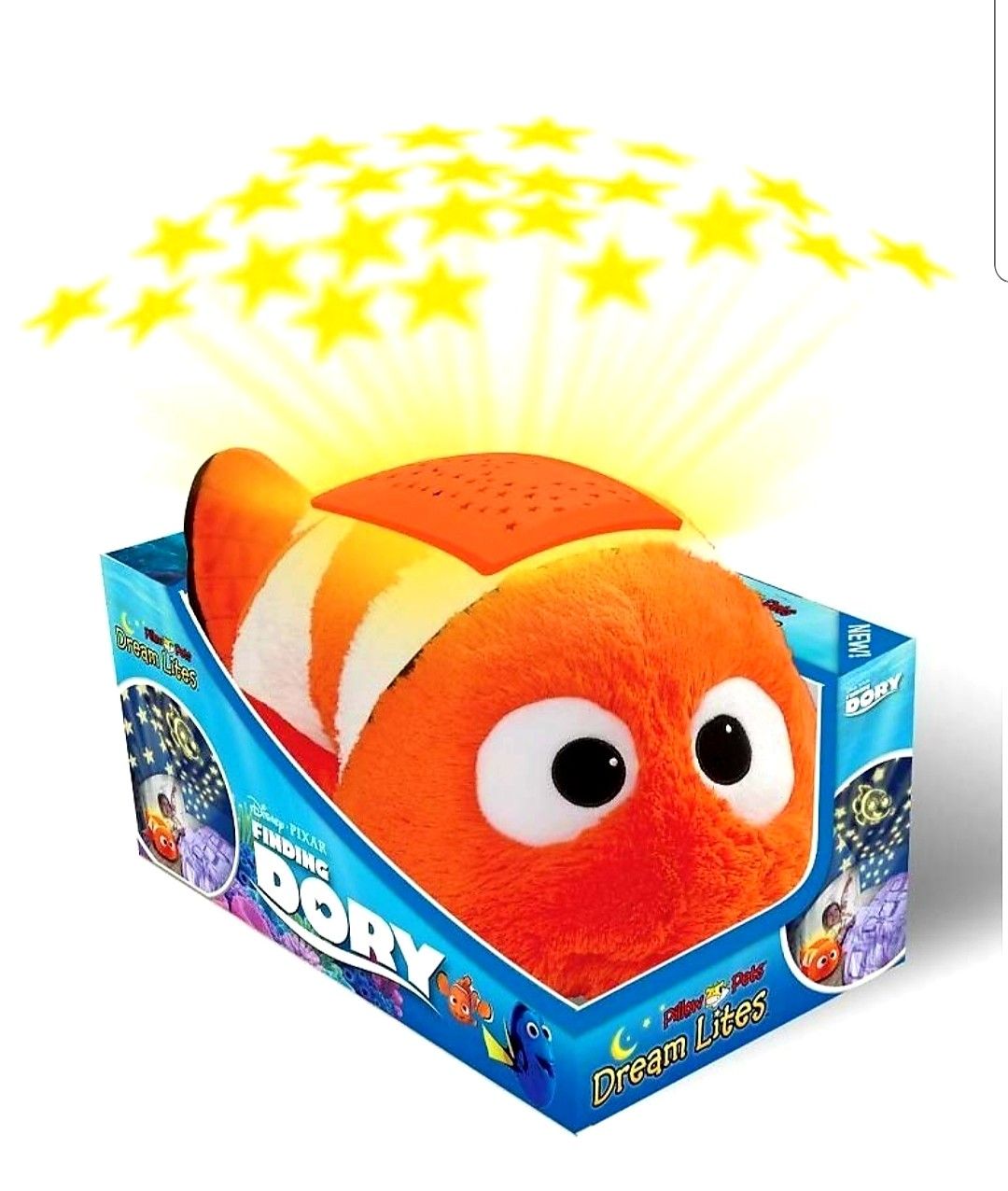 Disney Finding Dory Nemo Dream Lites Stuffed Animal Night Light