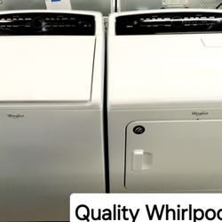 Whirlpool Washer And Dryer Set. Delivery Warranty 