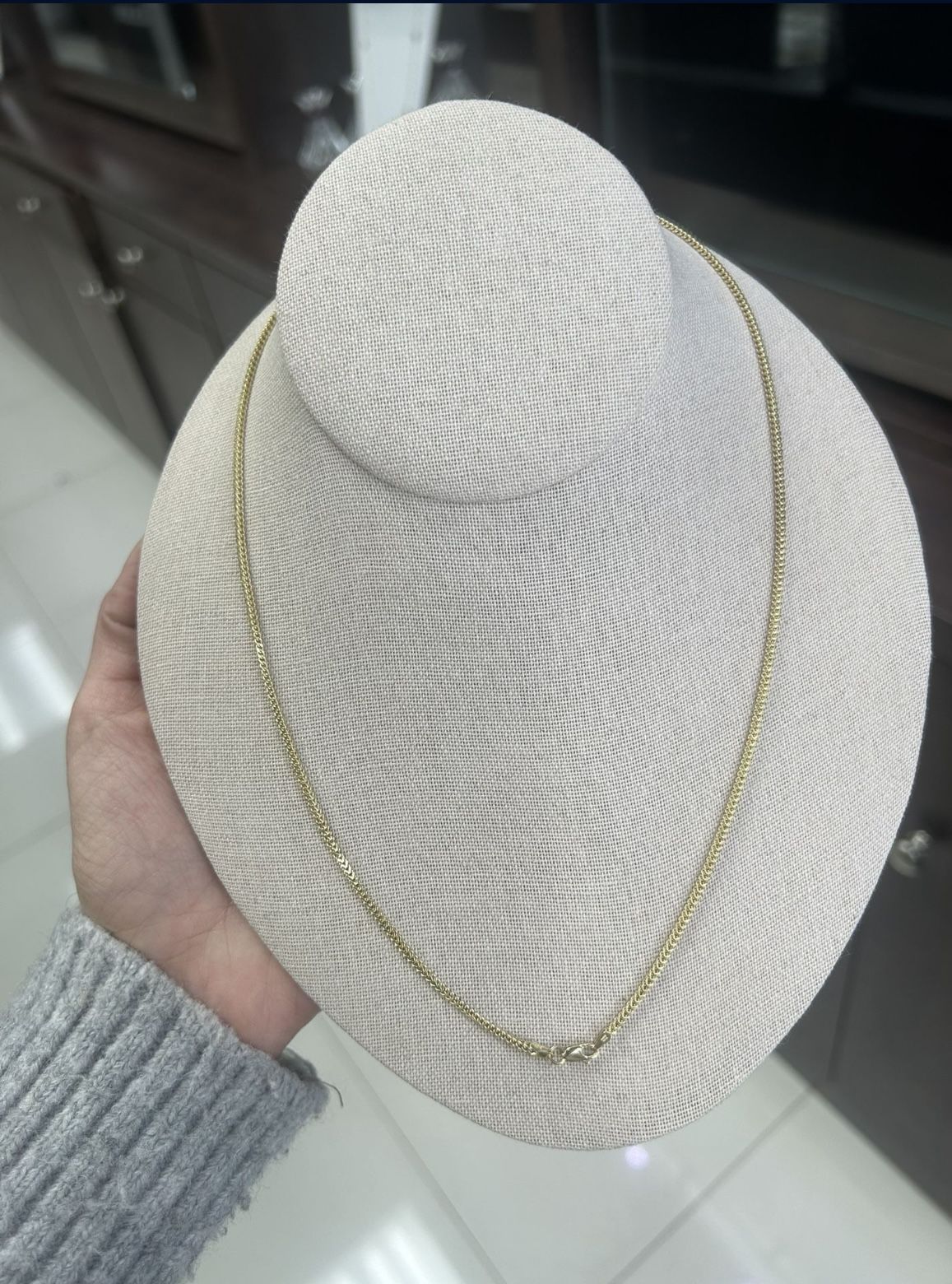 Chain Yellow Gold 10k. Box Link 