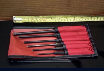 Snap-on Tools 6 pc Long Pin Punch Set