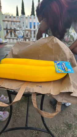 Squeeze banana