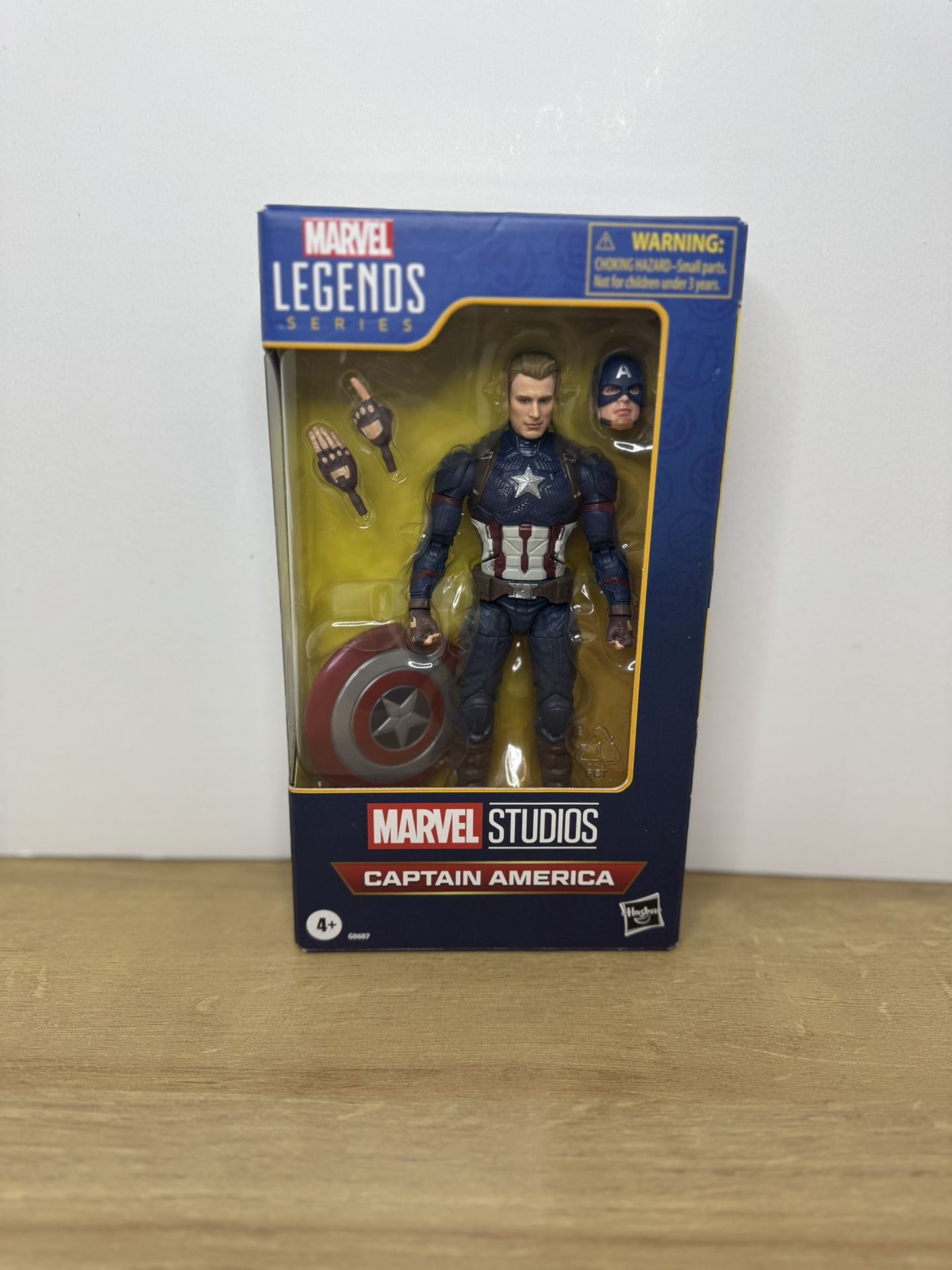 Hasbro Marvel Legends Series Marvel Studios Captain America Action Figure New