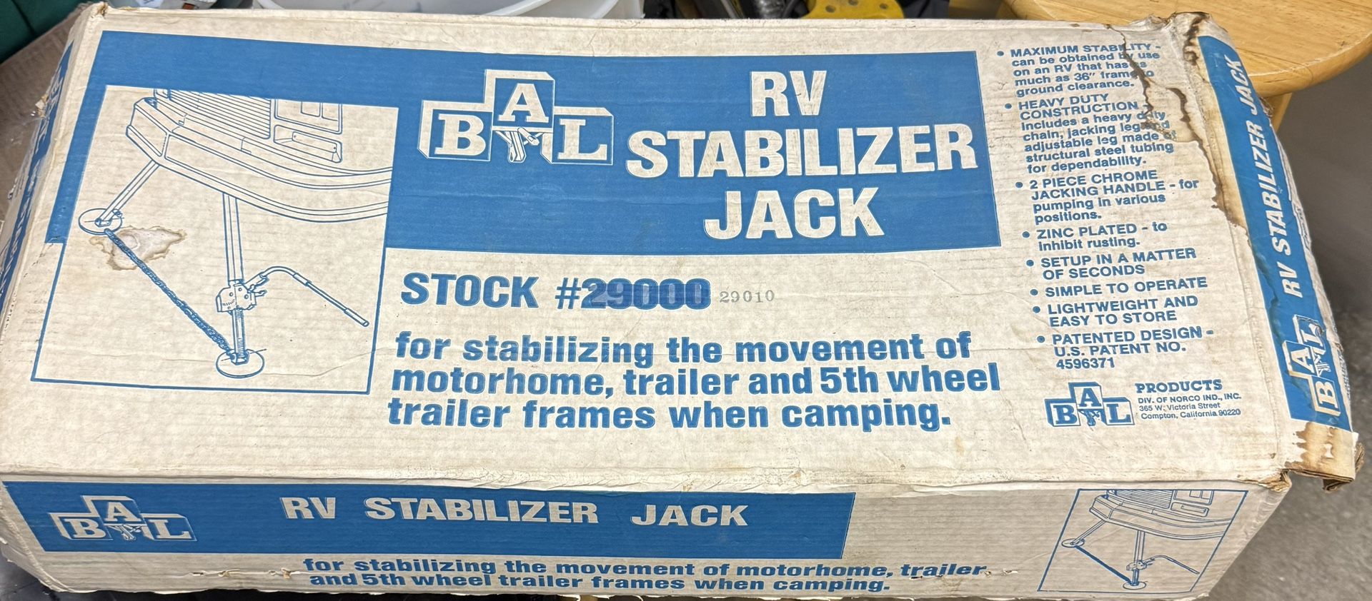 BAL RV Stabilizing Jacks