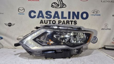 2017-2020 NISSAN ROGUE HALOGEN WITH LED HEADLIGHT LEFT DRIVER SIDE OEM