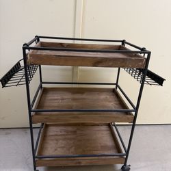 Bar Cart Table Shelf