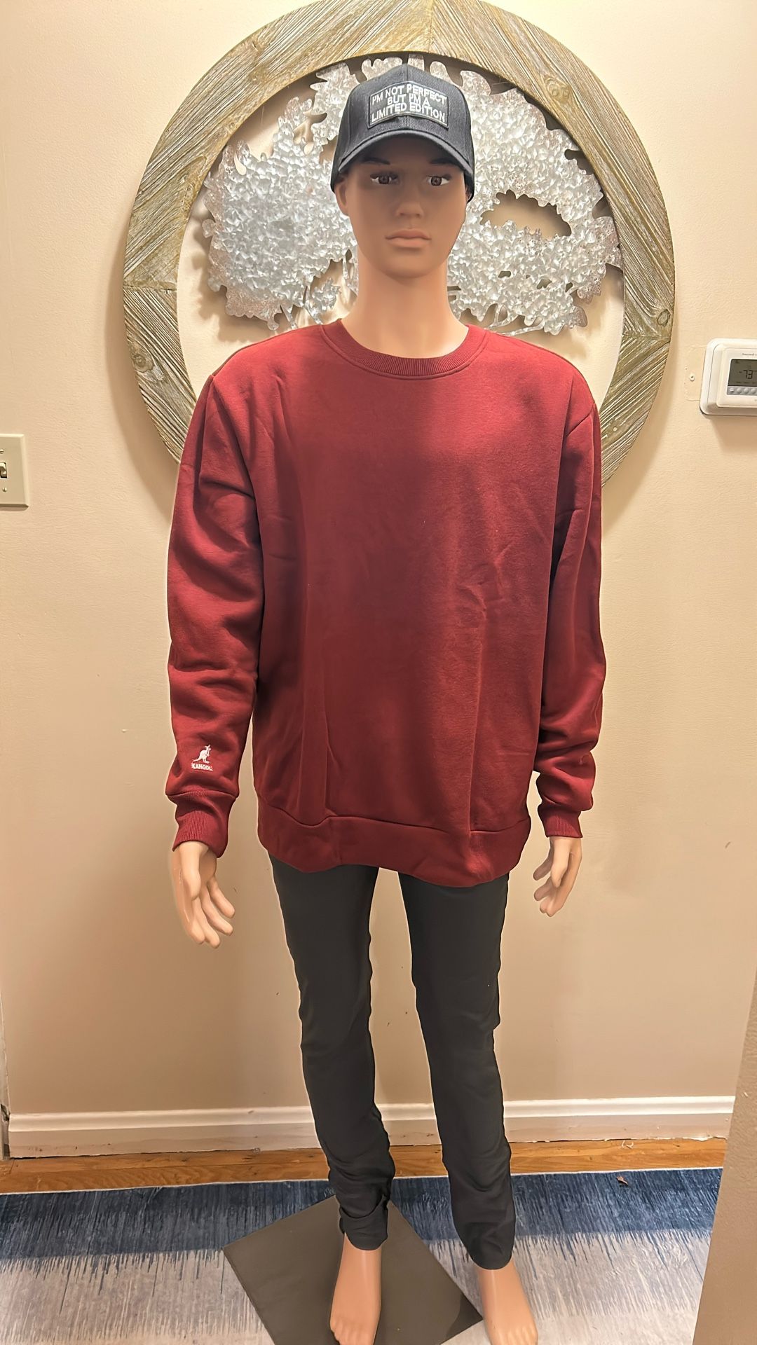 Men’s Size XL Kangol Crew Neck Sweatshirt New