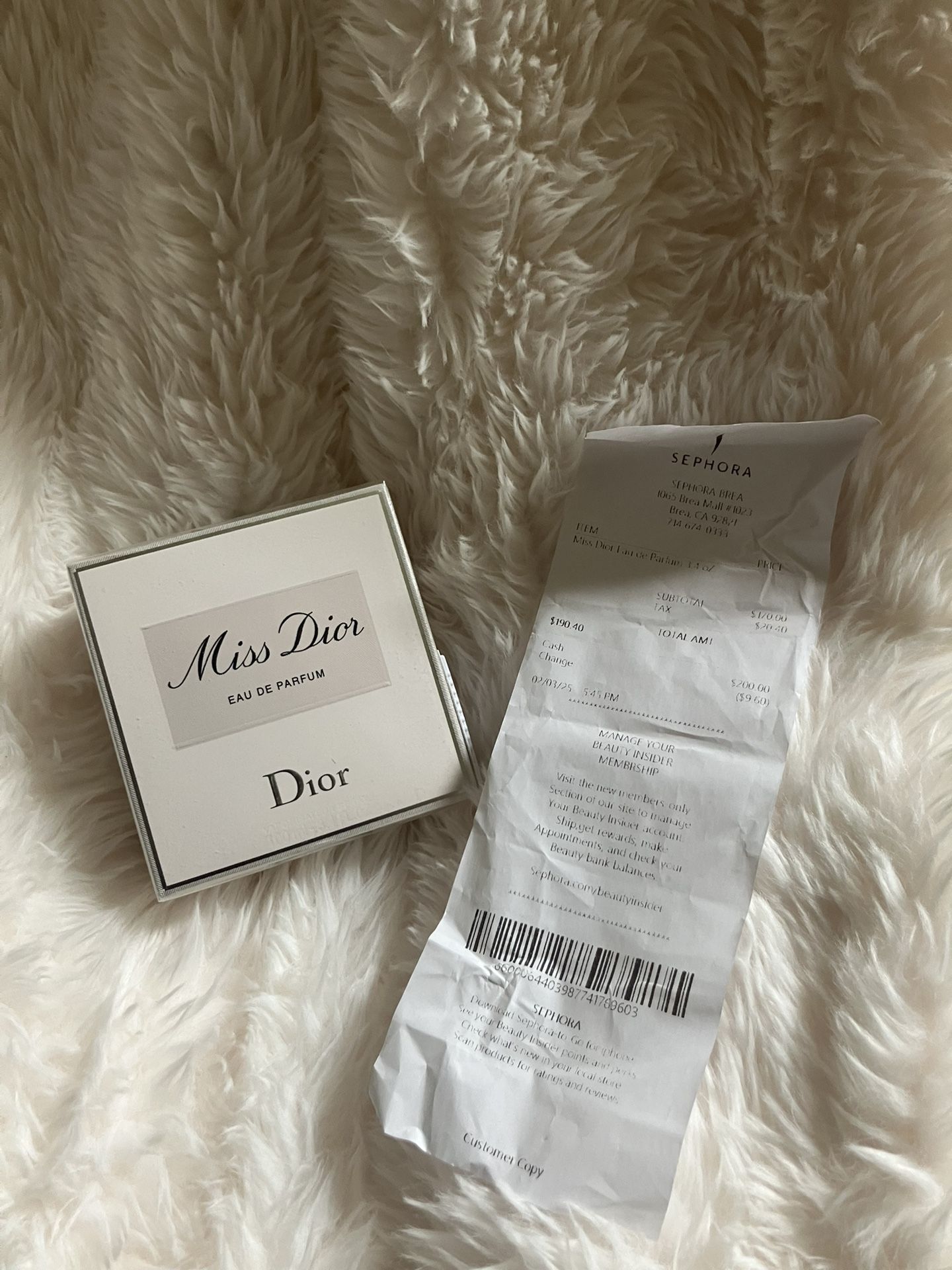 Miss Dior Eau de Parfum Spray *NEW IN BOX