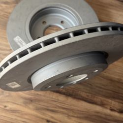 BMW E46 Zimmermann Coated Front Brake Rotors - E46 330i, Z4 3.0Si